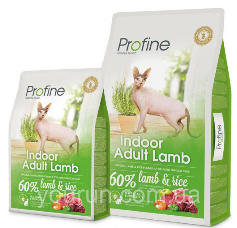 Profine (Профайн) Indoor Adult Lamb для котів і кішок містяться у приміщенні,10кг., фото 1