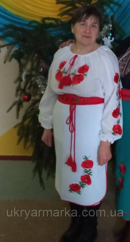 Вишитий жіночий сценічний костюм "Галина"