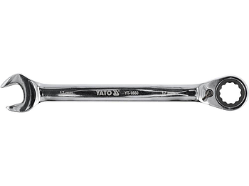 Комбінований ключ з тріскачкою на 17 мм YATO YT-1660