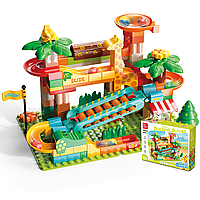 Розвиваючий конструктор Трек Лабіринт Feelo Y32323 109 деталей із ксилофоном у коробці
