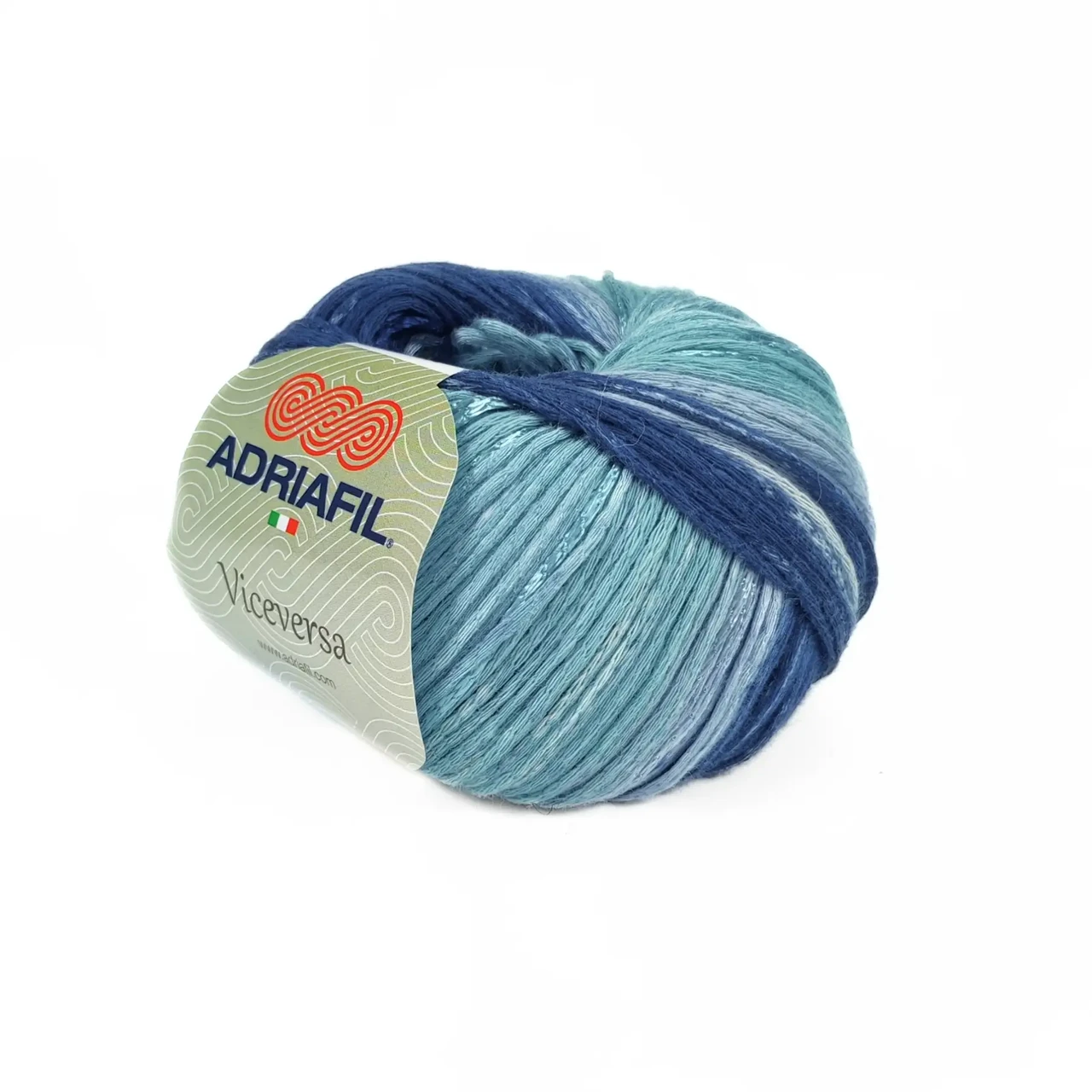 Пряжа Viceversa/Вісеверса, синій-блакитний-бірюзовий 41, фото 1