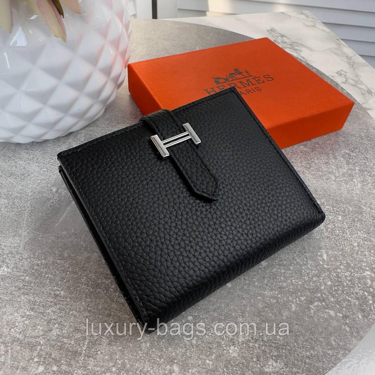 Шкіряний жіночий мінігаманець H.e.r.m.e.s., фото 1