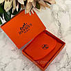 Шкіряний жіночий мінігаманець H.e.r.m.e.s., фото 4