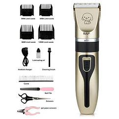 Машинка для стрижки собак і котів триммер машинки для грумінгу RAF R.436 набір для стрижки тварин BI-36