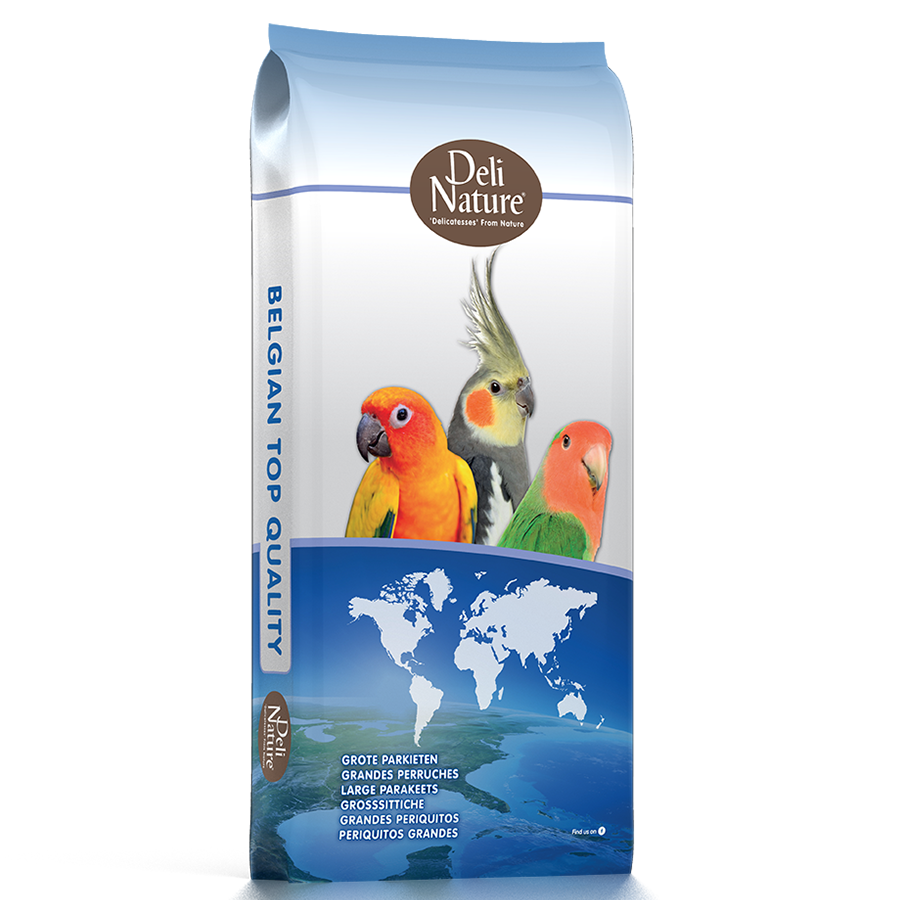Deli Nature 30 - LARGE PARAKEETS BASIC Основний класичний корм для середніх та великих папуг 20 кг.
