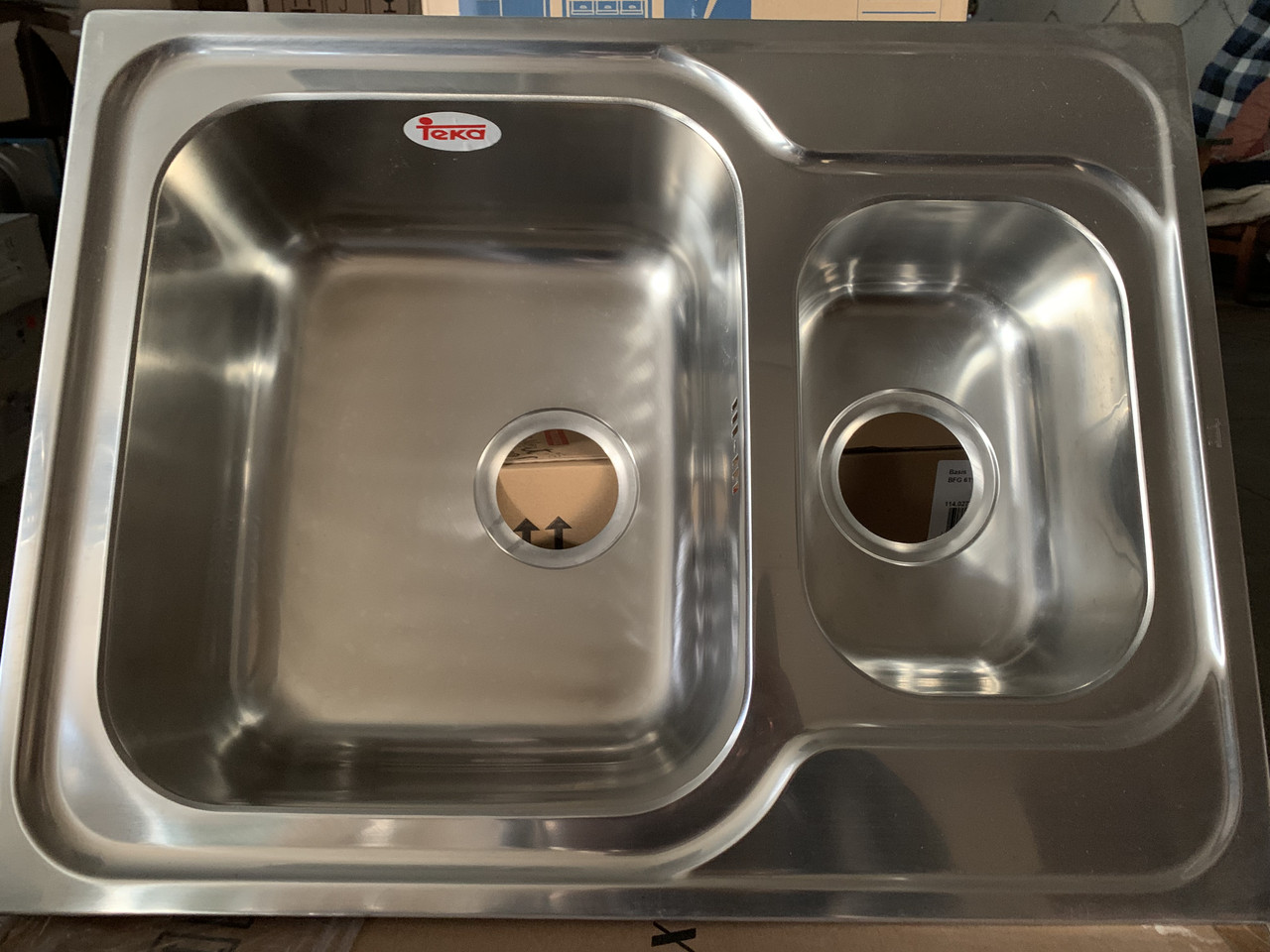 Мийка кухонна врізна Teka Classic 1 1/2B з неіржавкої сталі