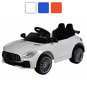 Дитячий легковий електромобіль Spoko SP-S600 білий з музикою MP3 та пультом ДК для дітей до 30 кг., фото 1