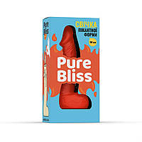 Свічка у формі члена Pure Bliss BIG Orange 18 см