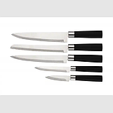 Набір ножів на підставці Zilan ZLN1609 з 6 предметів нержавіюча сталь, фото 3