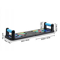 Дошка для віджимання JT-006 foldable push up board для всіх груп м'язів (30), фото 4