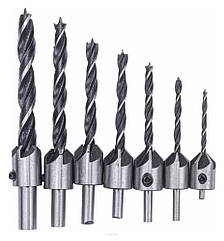 Набір свердел для дерева ззенкером PM-ZWZP-7T