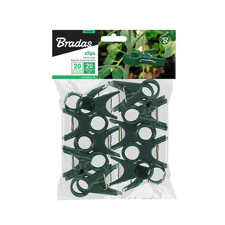 Затискачі для фіксації рослин 20 мм, 20 шт.,GREEN,
TYK20GR/20, фото 3