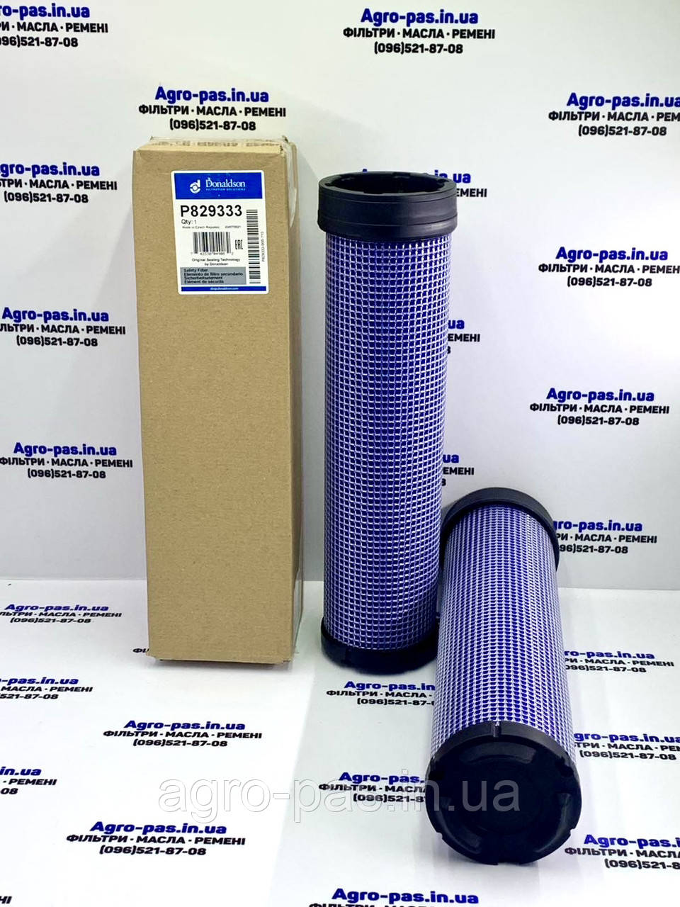 Повітряний фільтр 318827.0, P829333, CF990/2, SA16302, LXS 256, 46569E, PUR-HA0073, E434LS, MD-7310, AR285W, фото 1