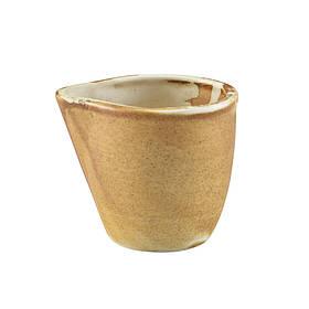 Молочник 90 мл, без ручки, бежевий, Terra Porcelain Roko Sand, GenWare JUG-RKS9