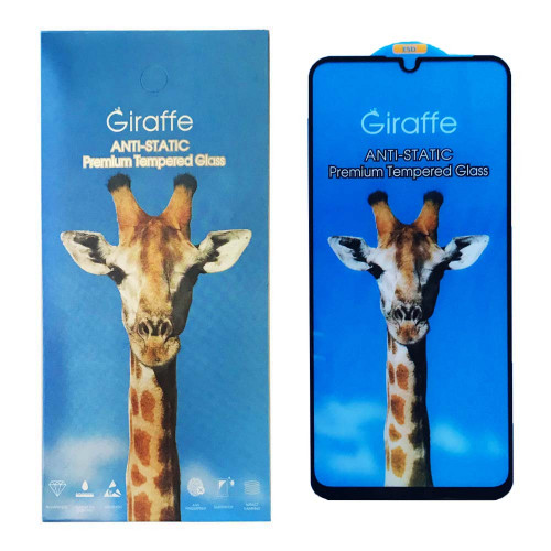 Захисне скло для телефона Samsung A06 (A065) чорне Giraffe Anti-static, фото 1