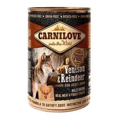Вологий корм для собак Carnilove (Карнилав) Venison & Reindeer for Adult Dogs з м'ясом північного оленя 400 г, фото 1