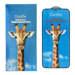 Захисне скло для телефона Apple iPhone 11/ Xr чорне Giraffe Anti-static