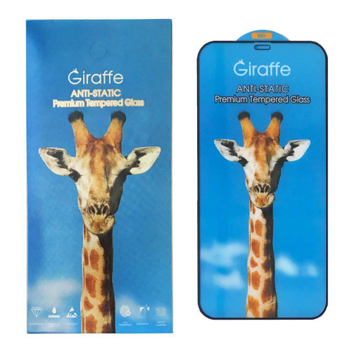 Захисне скло для телефона Apple iPhone 11 Pro/ X/ Xs чорне Giraffe Anti-static, фото 1