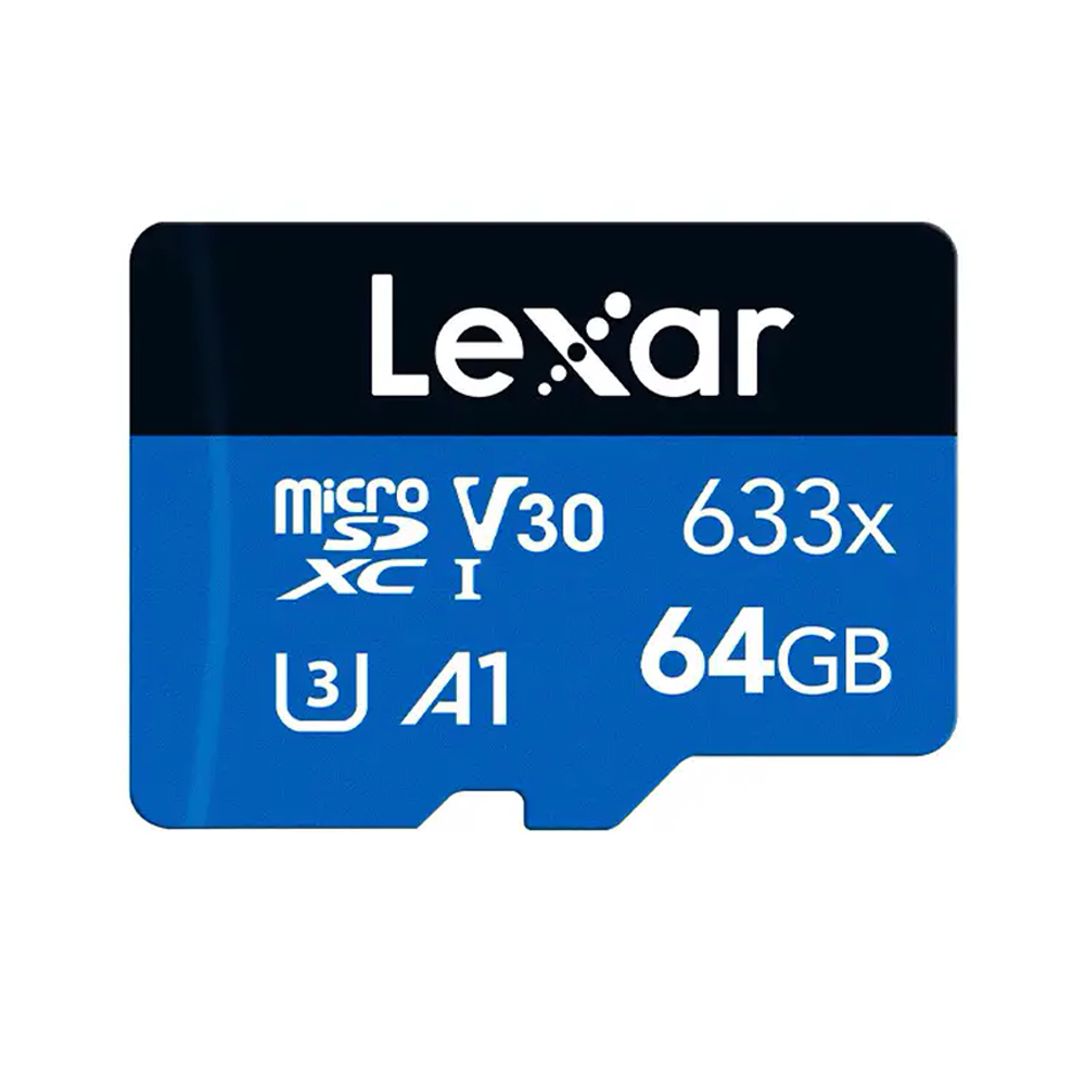 Карта пам'яті Lexar 633X microSDXC U3 A1 V30 64GB, фото 1