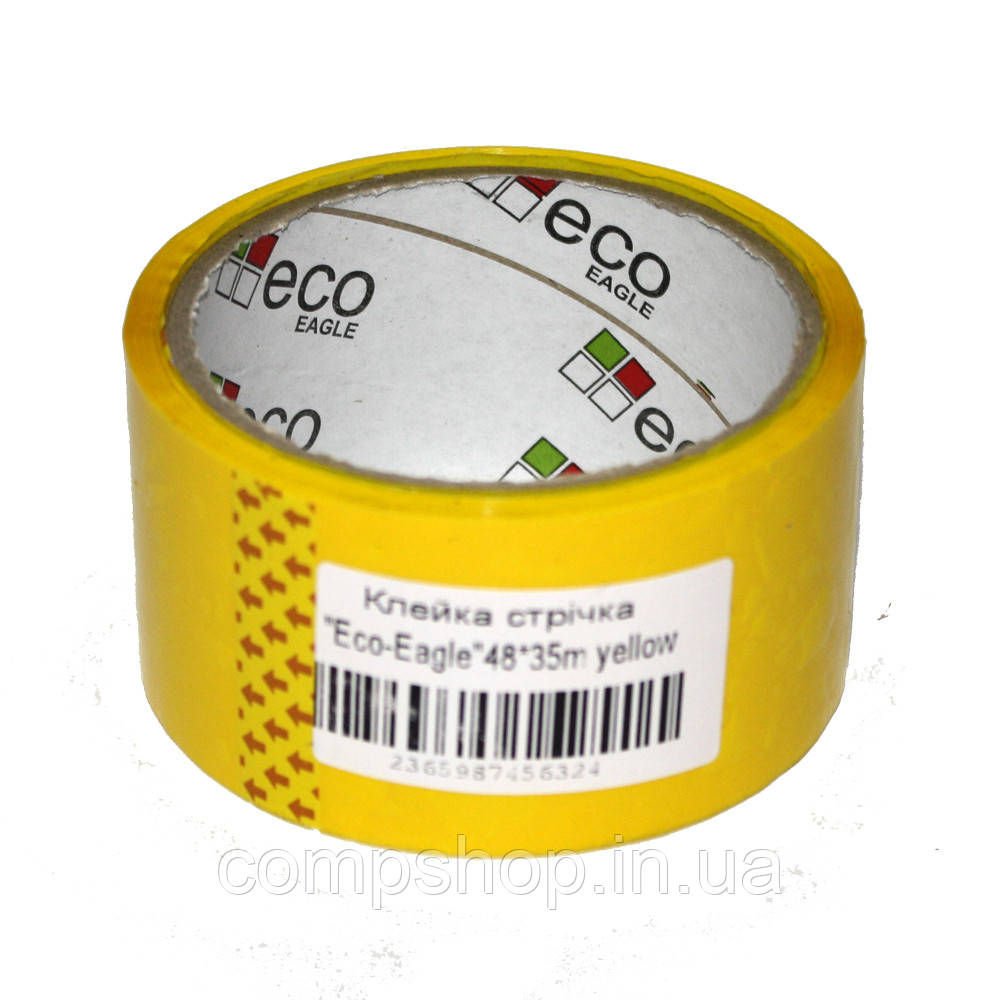 Скотч жовтий  48мм х 35м  *Eco-Eagle (код 139051), фото 1
