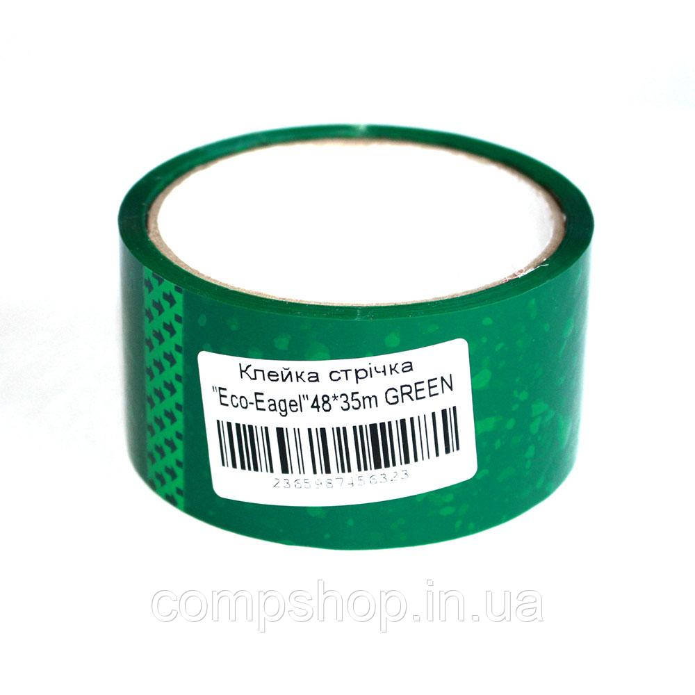 Скотч зелений  48мм х 35м  *Eco-Eagle (код 139052), фото 1