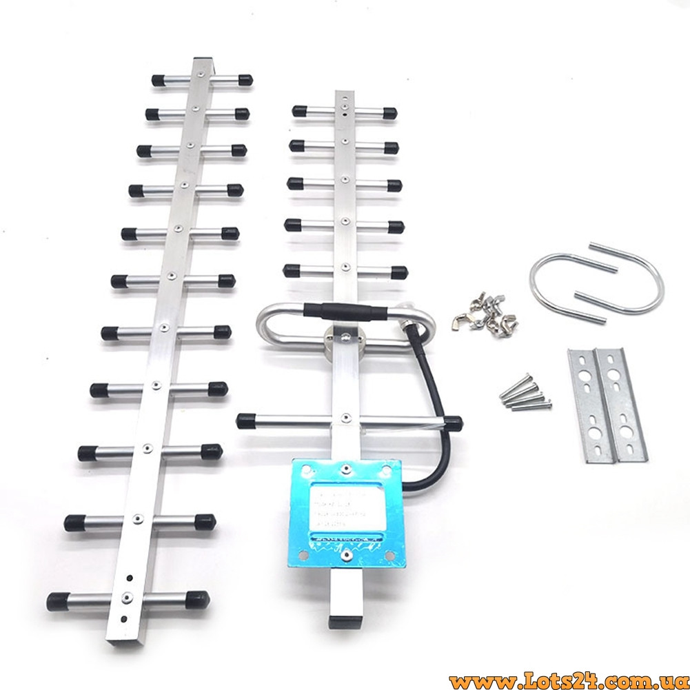 Зовнішня антена 20DBi Yagi WIFI 2G 3G 4G LTE 800-2700MHz для підсилювача сигналу N Female алюмінієвий сплав