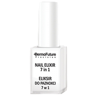 Elixir для нігтів 7 до 1 живлення зміцнення блиск 9 мл DermoFuture