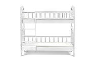 Ліжко Тоскана двух'ярусна 800*1900 білий, фото 3