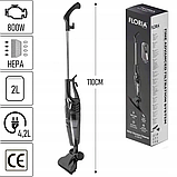 Ручний пилосос вертикильний Floria ZLN8191 кабель 5 м сухе прибирання HEPA фільтр, фото 4