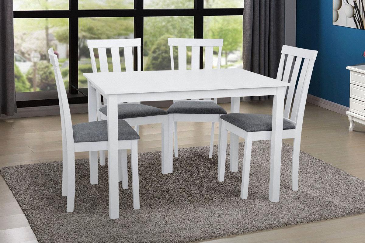 Комплект Юджин (1+4) Білий/WHITE, фото 1