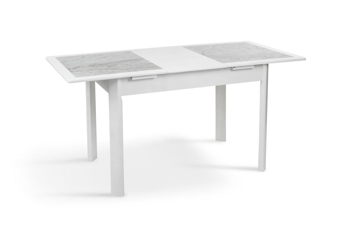 Стіл обідній Делі (1150+390)*740, білий, фото 1