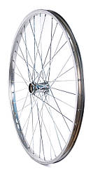 Колесо заднє 28 ХВЗ, обід сталь, склянка 36Н, спиці посилені 11G (3 мм)