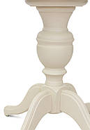 Стіл обідній Гермес Д=89 ( +38 ), ваніль, фото 7