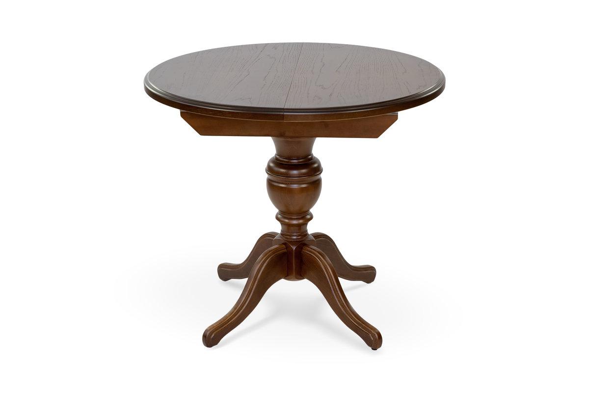 Стіл обідній Гермес Д=89 ( +38 ), горіх, фото 1