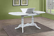 Стіл обідній Шервуд ( 120*40 ) 80, білий, фото 3