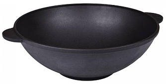 Сковорода чавунна WOK ТМ "BRIZOLL" 4,7 л 300х103 мм (30-W)