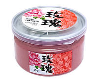 Японський квітковий чай Матча рожева з пелюсток чайної троянди, банка 50г