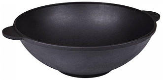 Сковорода чавунна WOK ТМ "BRIZOLL" 3,7 л 280х96 мм (28-W)