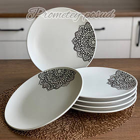Limited Edition KORA WHITE-Тарілка десертна 20,5см (2068-2)