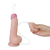 Фалоїмітатор Soft Ejaculation Cock With Ball 8", фото 4