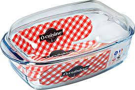 Гусятниця скло з кришкою 6,5л. прямокутна (4,3L+2,2L) PYREX ESSENTIALS (6326618/6797375)