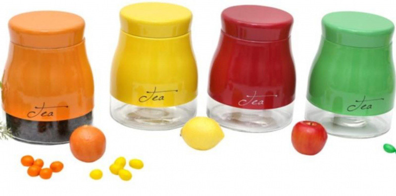 Банка Bona Di для сипучих скло 950 мл TEA (279-119)