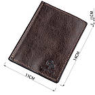 Обкладинка для автодокументів м'яка шкіра GRANDE PELLE 11191 Коричнева, фото 3