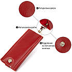 Яскрава шкіряна ключниця GRANDE PELLE 11353 Червоний, фото 4