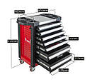 Візок для майстерні з набором інструментів 420 елементів REDATS, фото 4