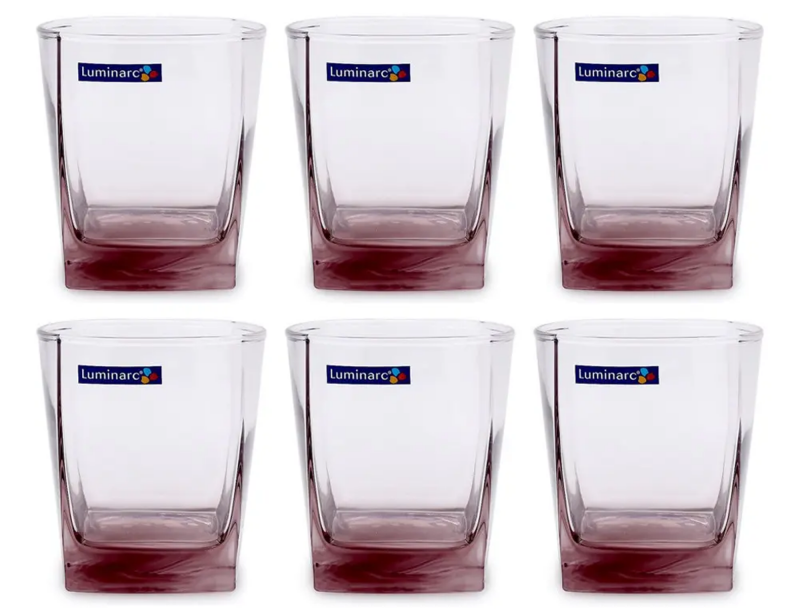 Набір стаканів STERLING ICE PINK  6шт./300мл низькі (5388)