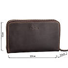 Чоловічий клатч SHVIGEL 11083 шкіряний Коричневий, фото 3