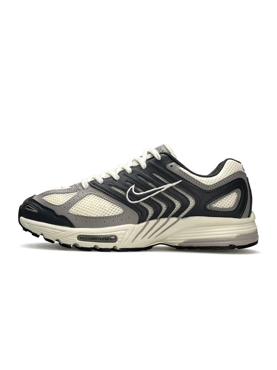 Чоловічі шкіряні текстиль кросівки Nike Air Peg 2K5 Black Grey Beige, кеди Найк весна осінь 41
