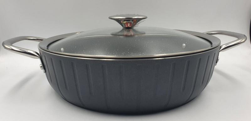 Казан-сотейник 3,8л OMS Black антипригарне покриття, індукція (3318-28), фото 1