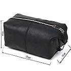 Стильна вінтажна косметичка Shvigel 16397 Чорний, фото 3